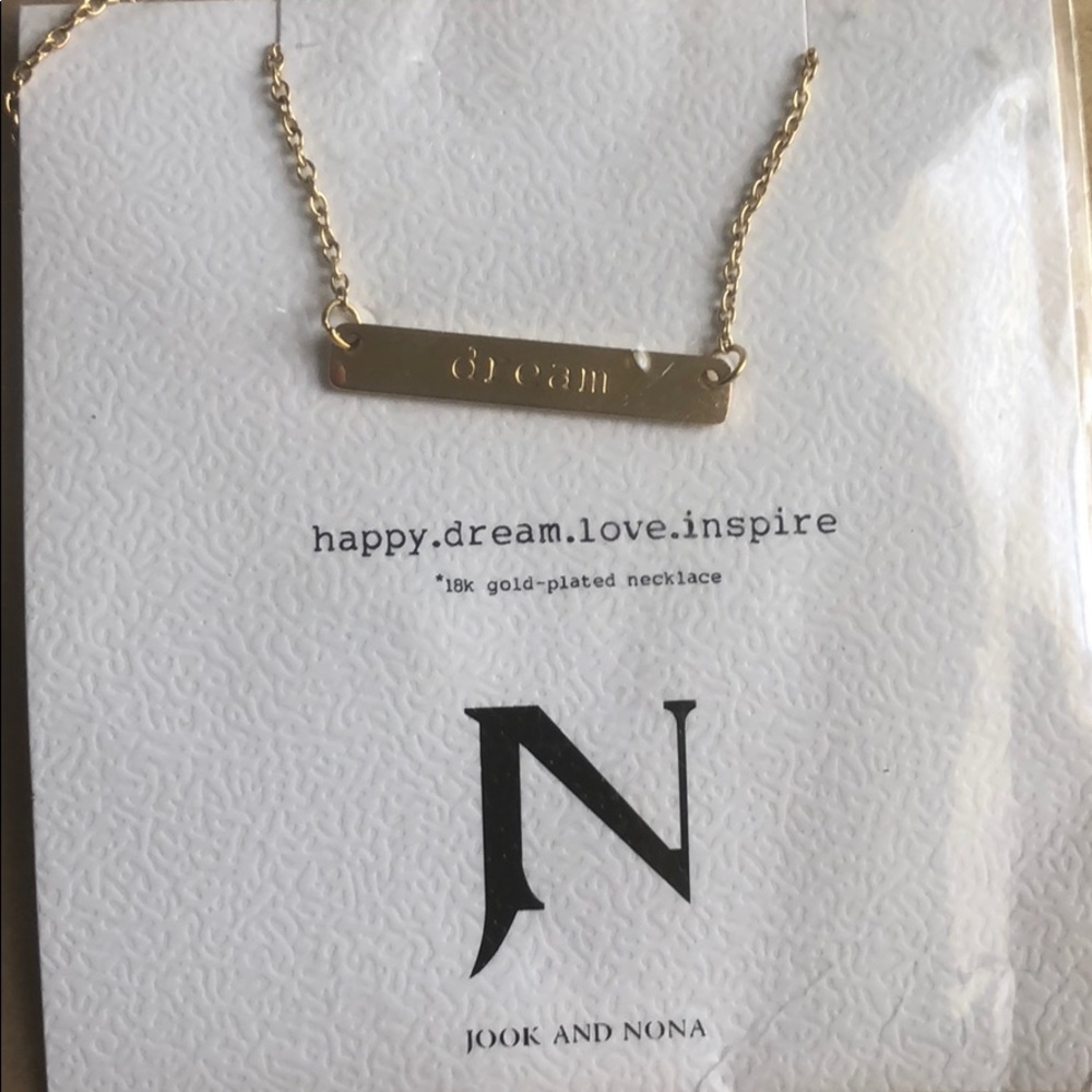 Gold dream necklace